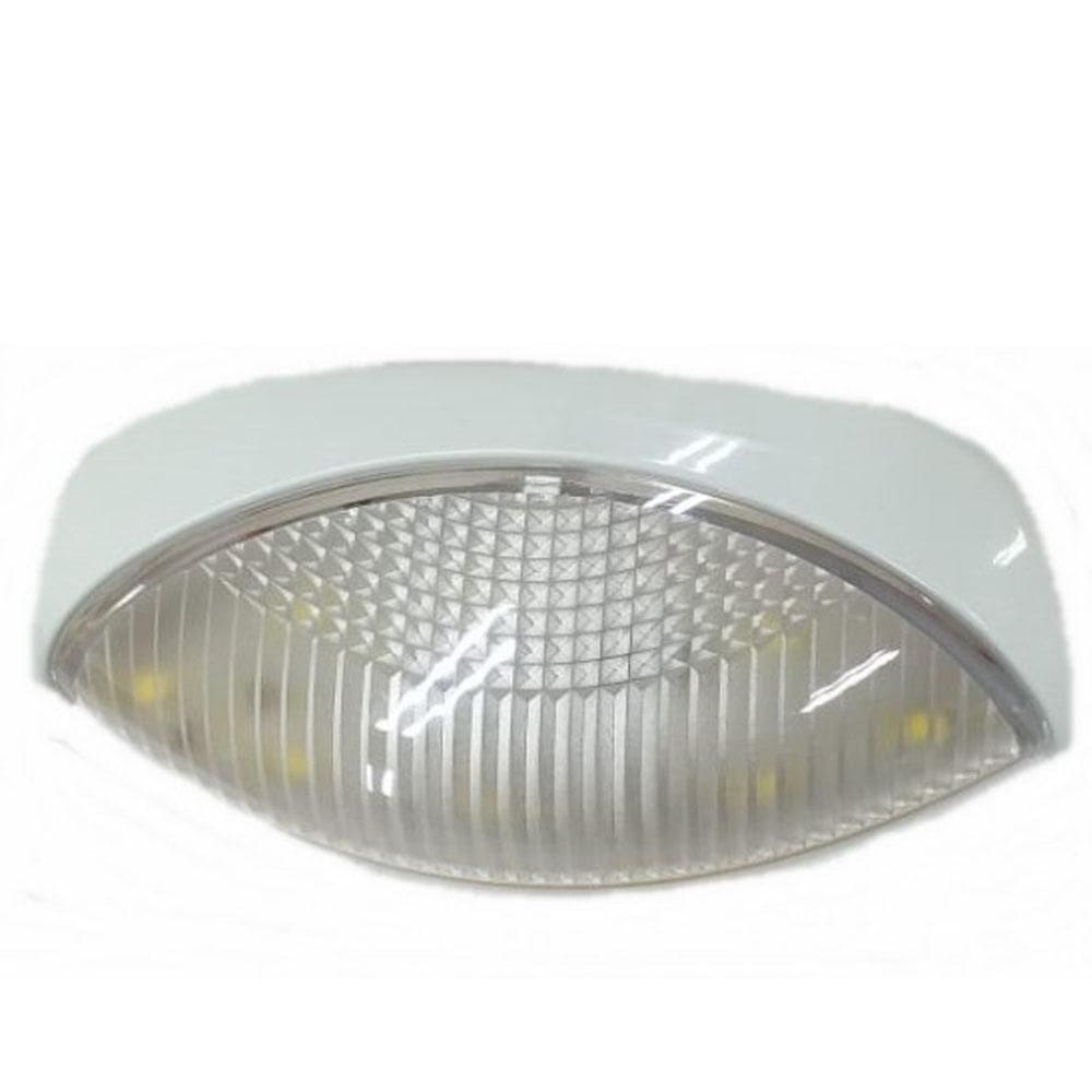 Luz De Cortesia De Sobrepor 8 Leds Branco 12V 84 X 45Mm