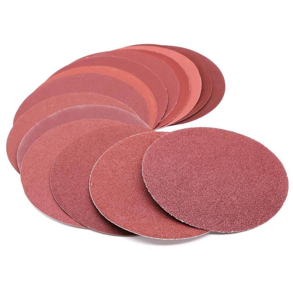 20 X Discos Lixa Grão Liso 7 Polegadas 180Mm Lixadeira