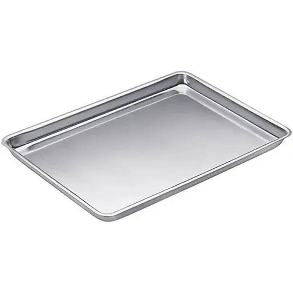 Assadeira Forma Rasa Média Aluminio Retangular 41X30X2 Jolly