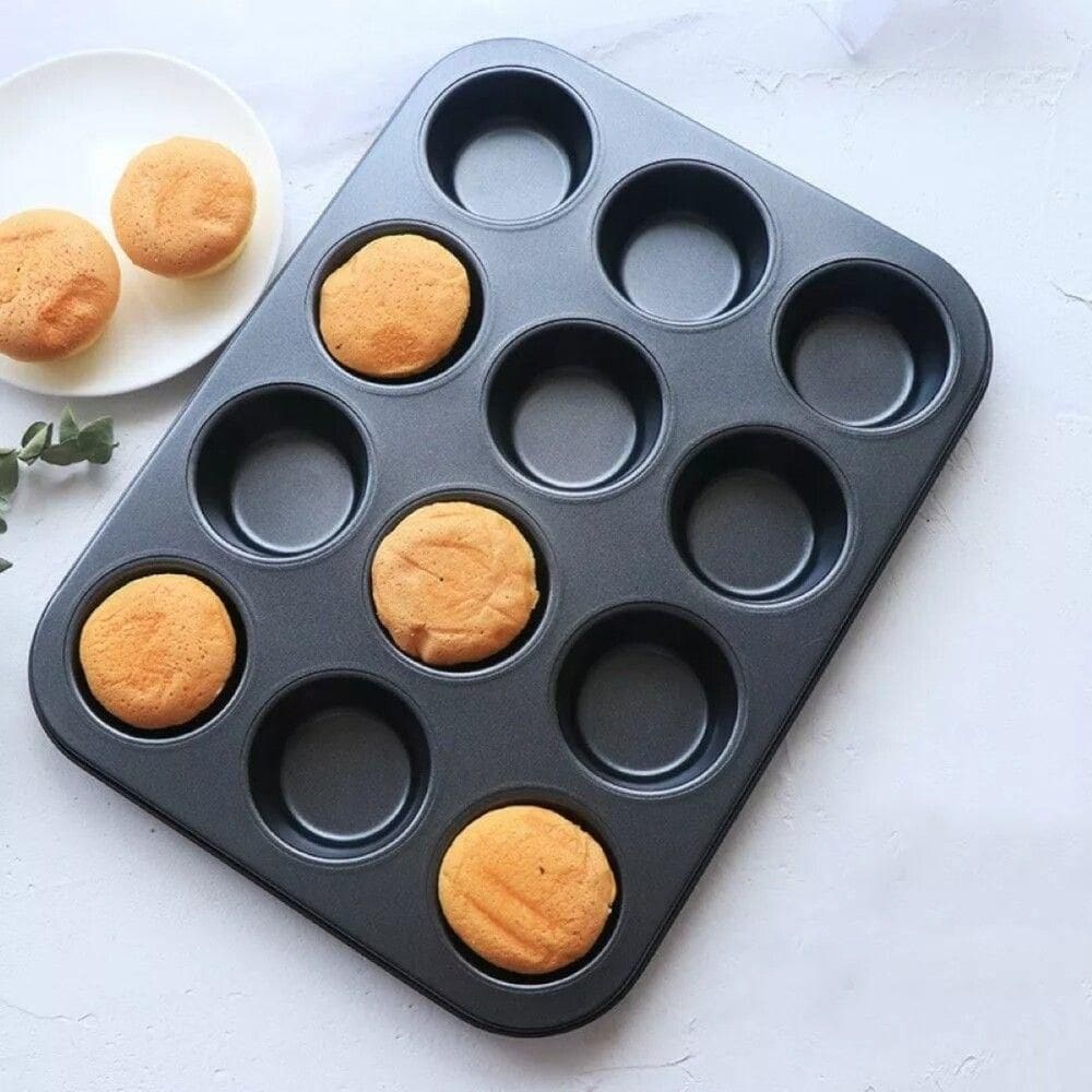 Forma De Silicone Versátil Para Delícias - 12 Cavidades Para Pão De Queijo E Snacks