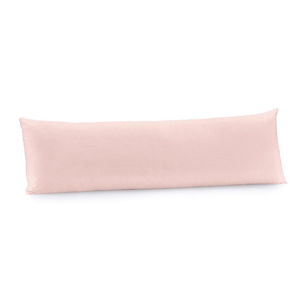 Fronha Body Pillow 40cm x 1,30m  Altenburg Algodão Lux 200 Fios  Inspire Rosa