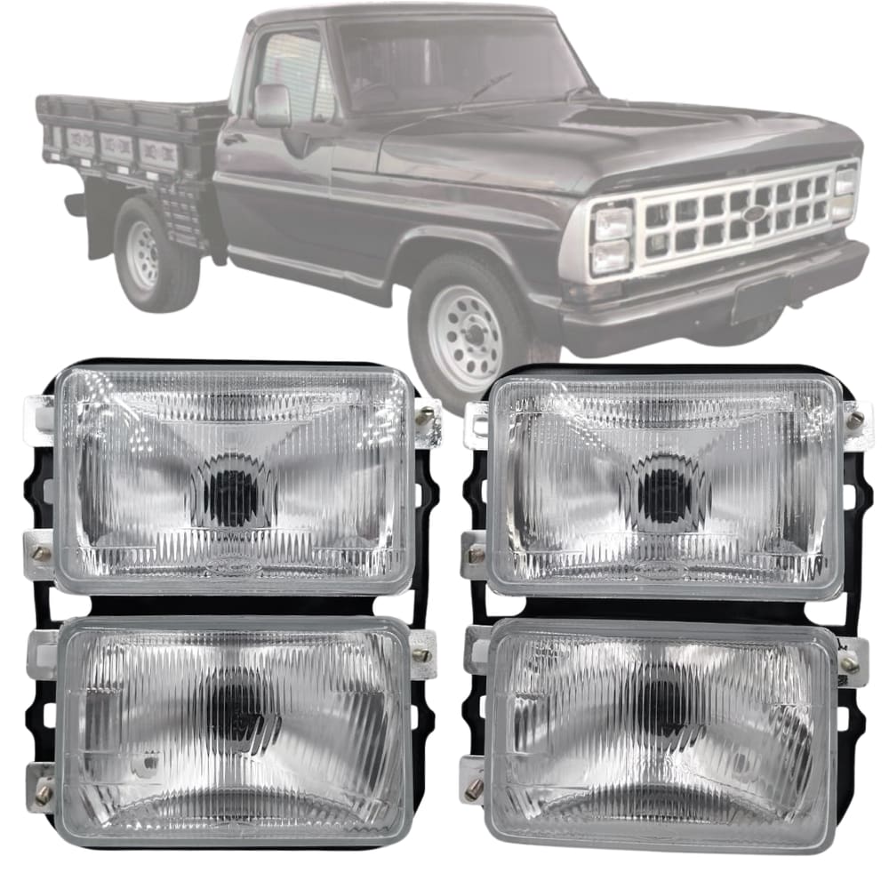 Par Farol Duplo F1000 F4000 85 86 87 A 91 Foco Duplo