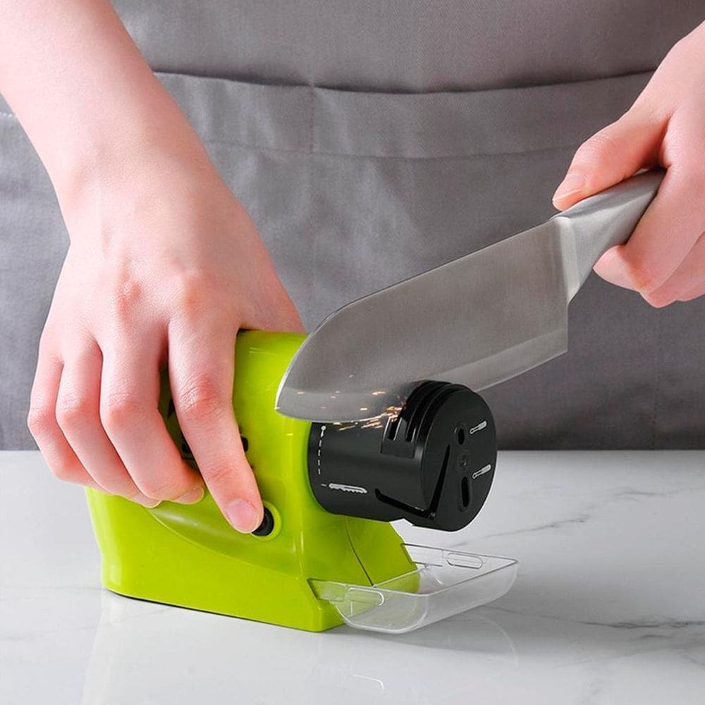 Afiador Elétrico Portátil Multifuncional Ideal Facas Cozinha