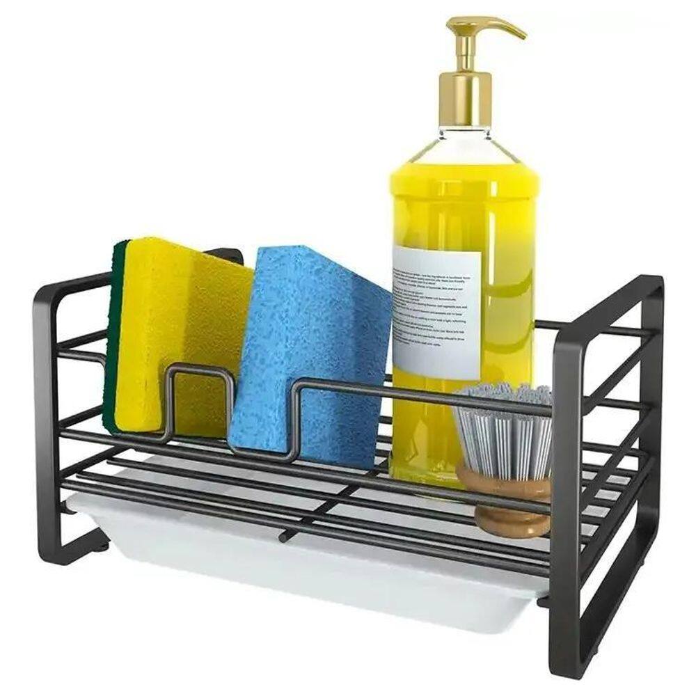 3X Suporte Organizador De Pia Cozinha Detergente Sabão Espon