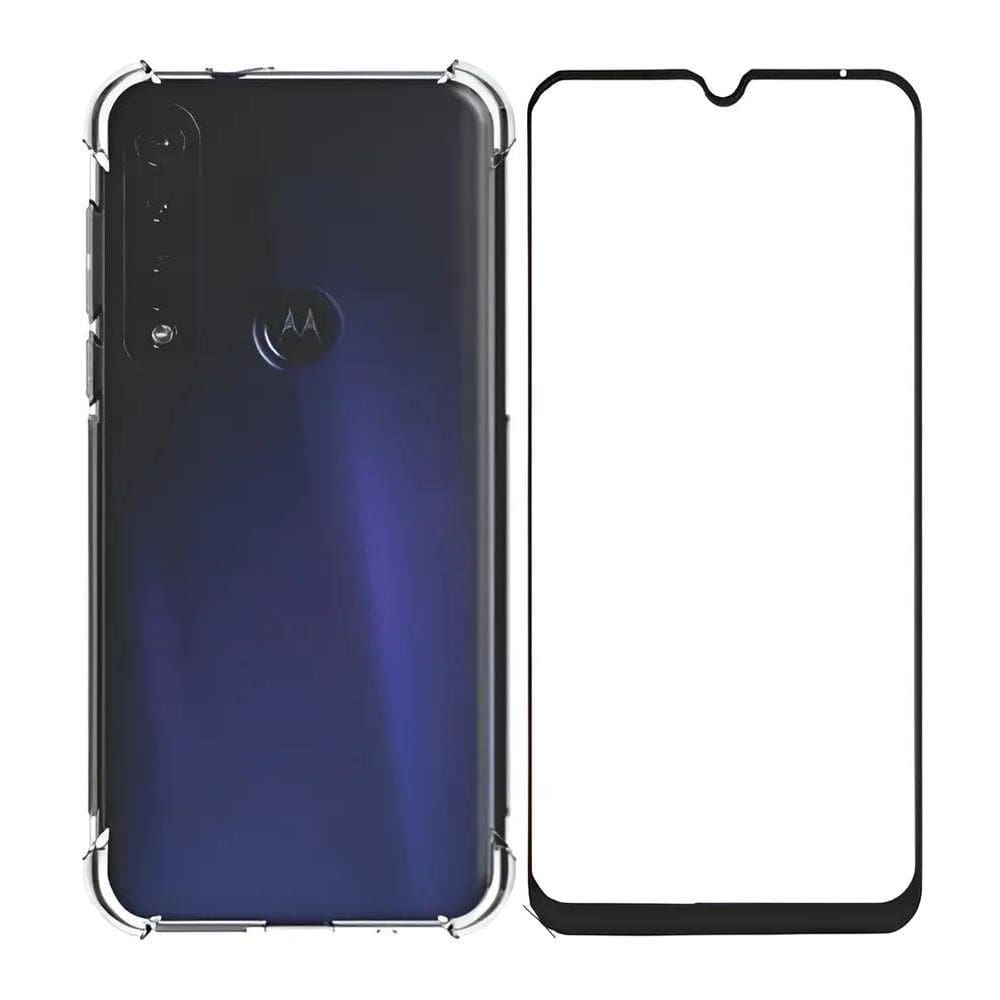 Capinha Capa Anti Impacto Para Moto G8 Play + Pelicula Cor T