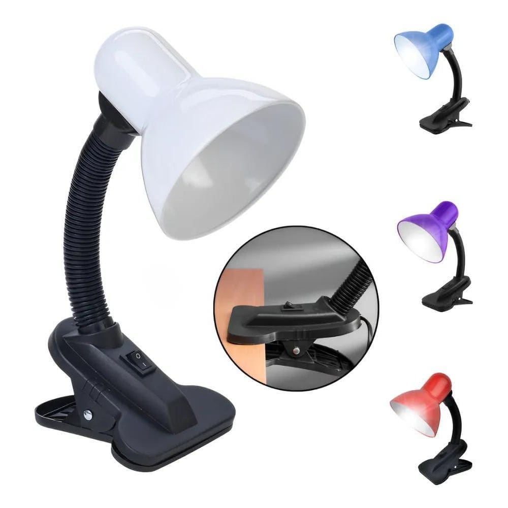 2X Luminária De Mesa Pixar Articulada Bivolt Com Garra Presi