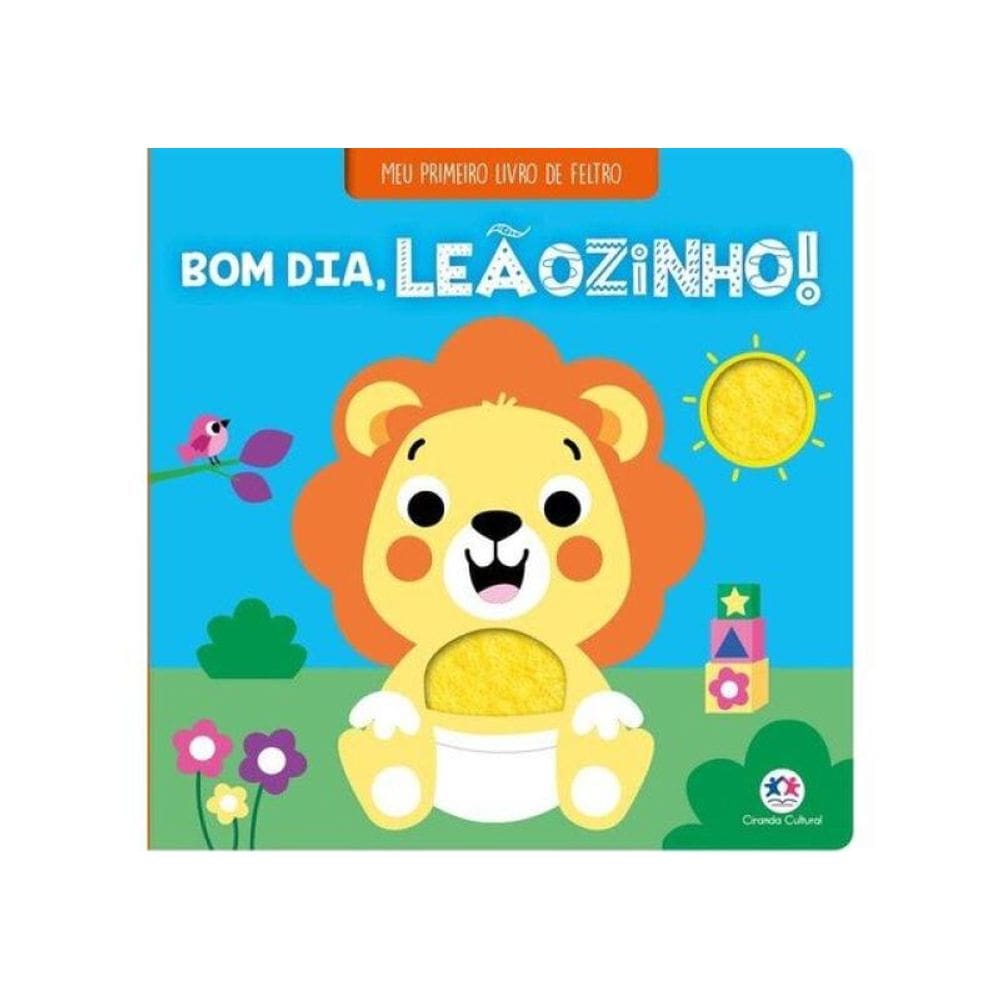 Bom Dia, Leãozinho! Livro De Feltro