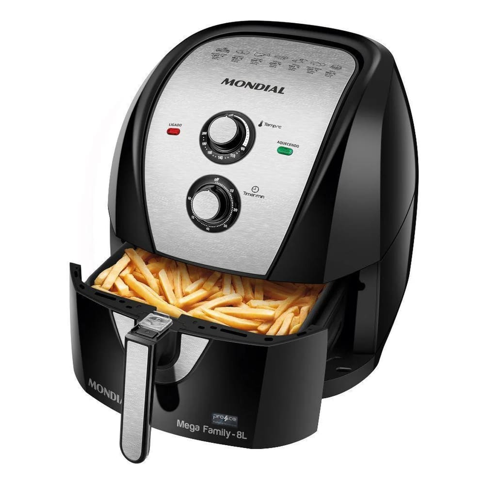 Fritadeira Sem Óleo Mondial AFN-80-BI Air Fryer 8L