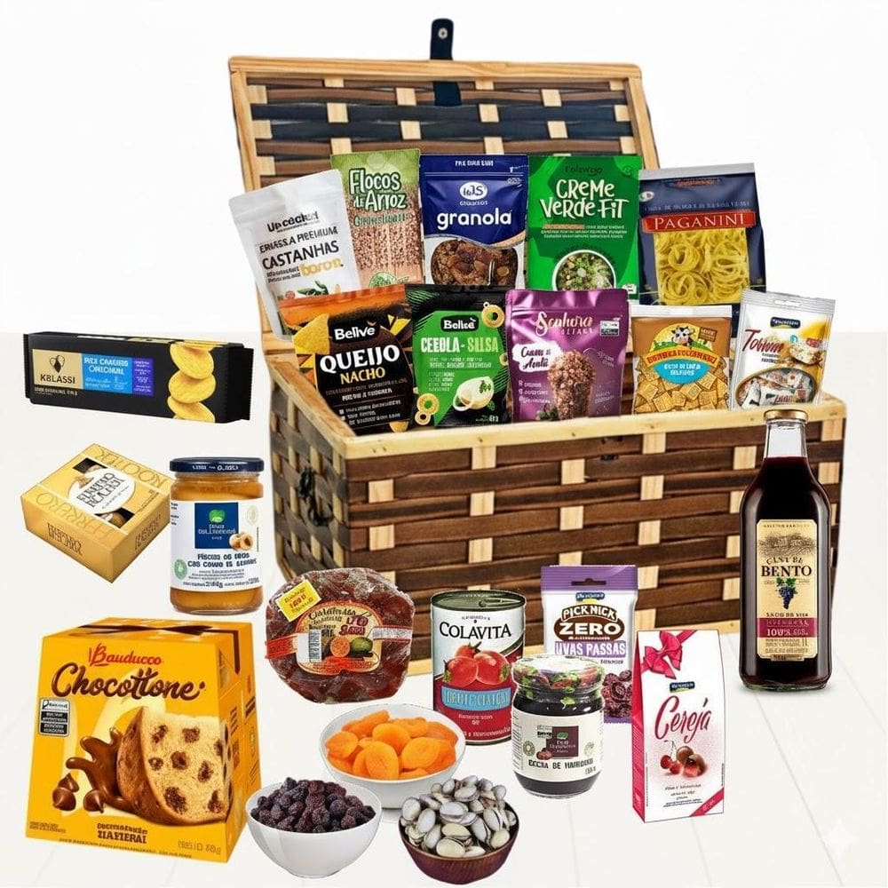 Cesta De Natal Especial Hialeah 22 Itens Sem Álcool 2025