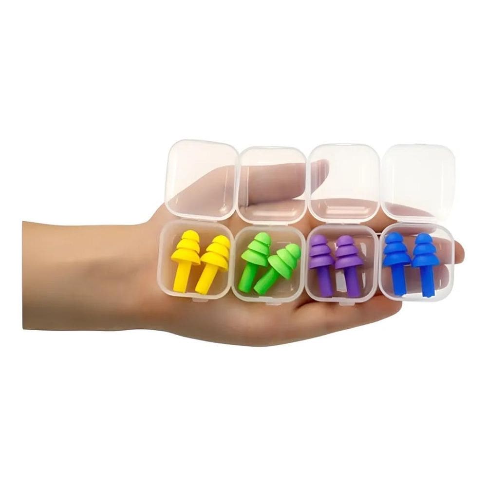 Tampão De Ouvido Abafador Auditivo Protetor Auric Preto