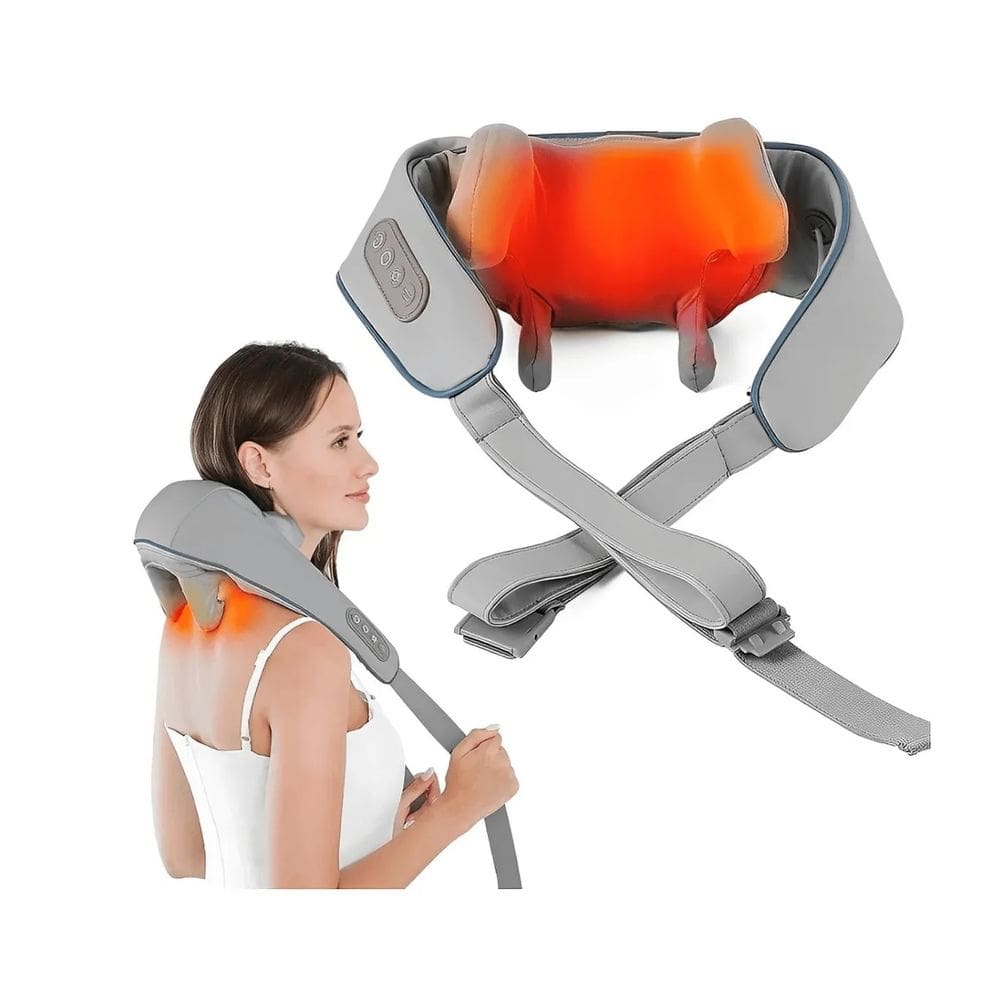 Massageador De Pescoço E Ombro Compressão Alívio De Dor