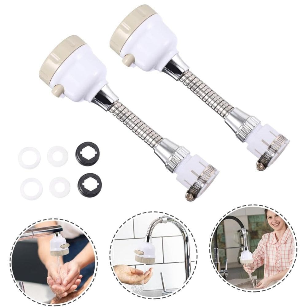 Torneira Giratória 360 Extensor E Três Jatos Ideal Limpeza