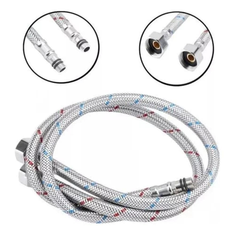 Engate Mangueira Flexível Misturador Monocomando 50 Cm  Par