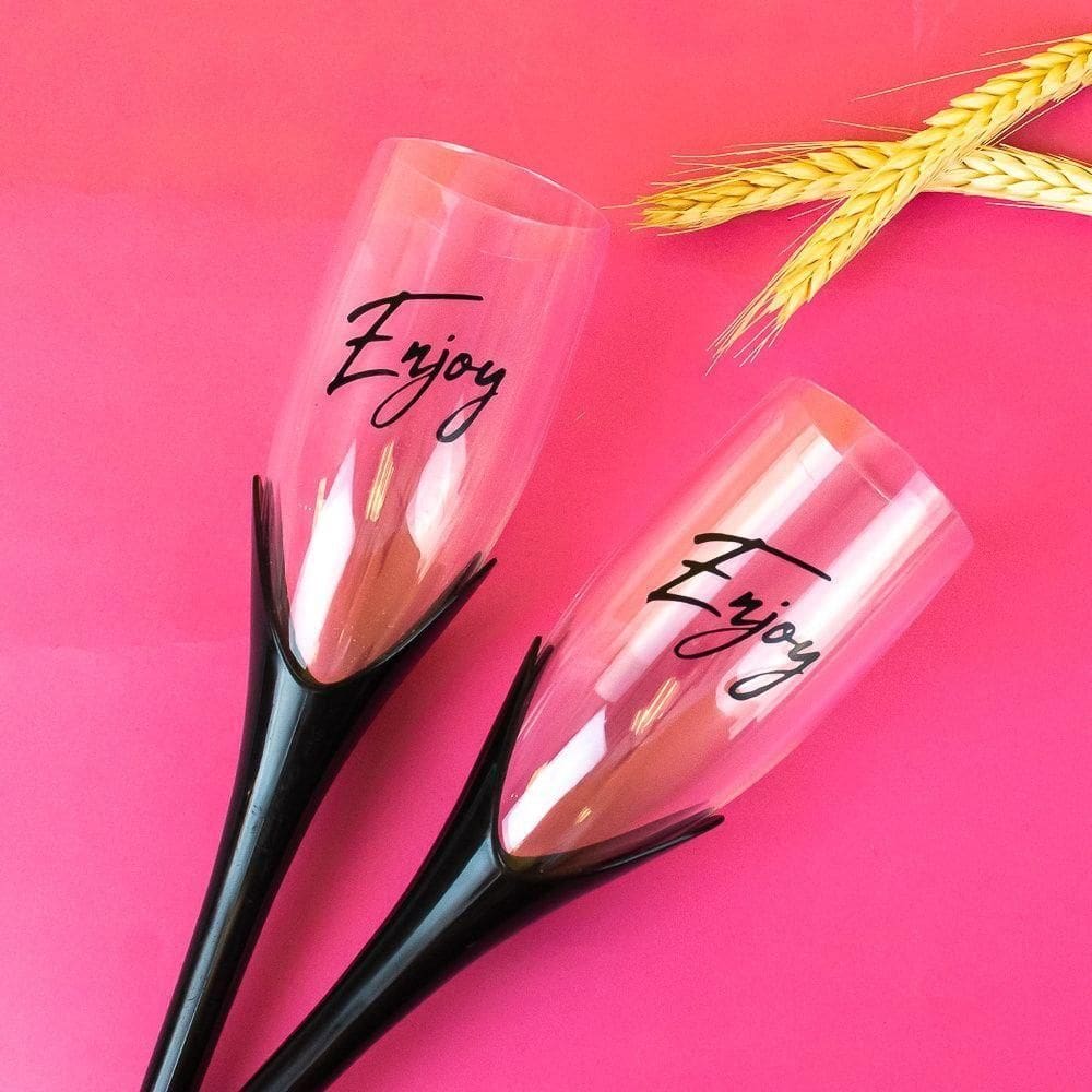 Kit Com 2 Taças Para Praia Cheers Summer Time