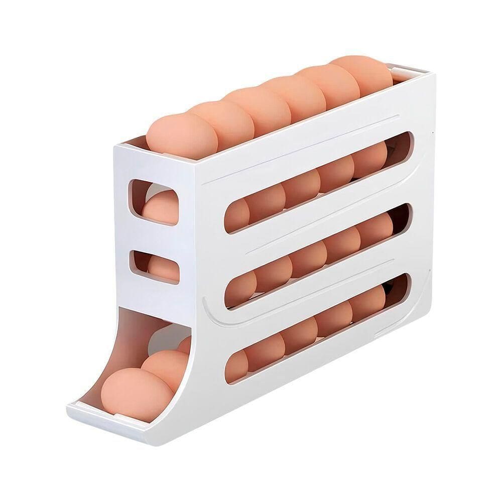 Organizador De Ovos Para Geladeira - Capacidade Para 30 Ovos, Praticidade E Economia De Espaço