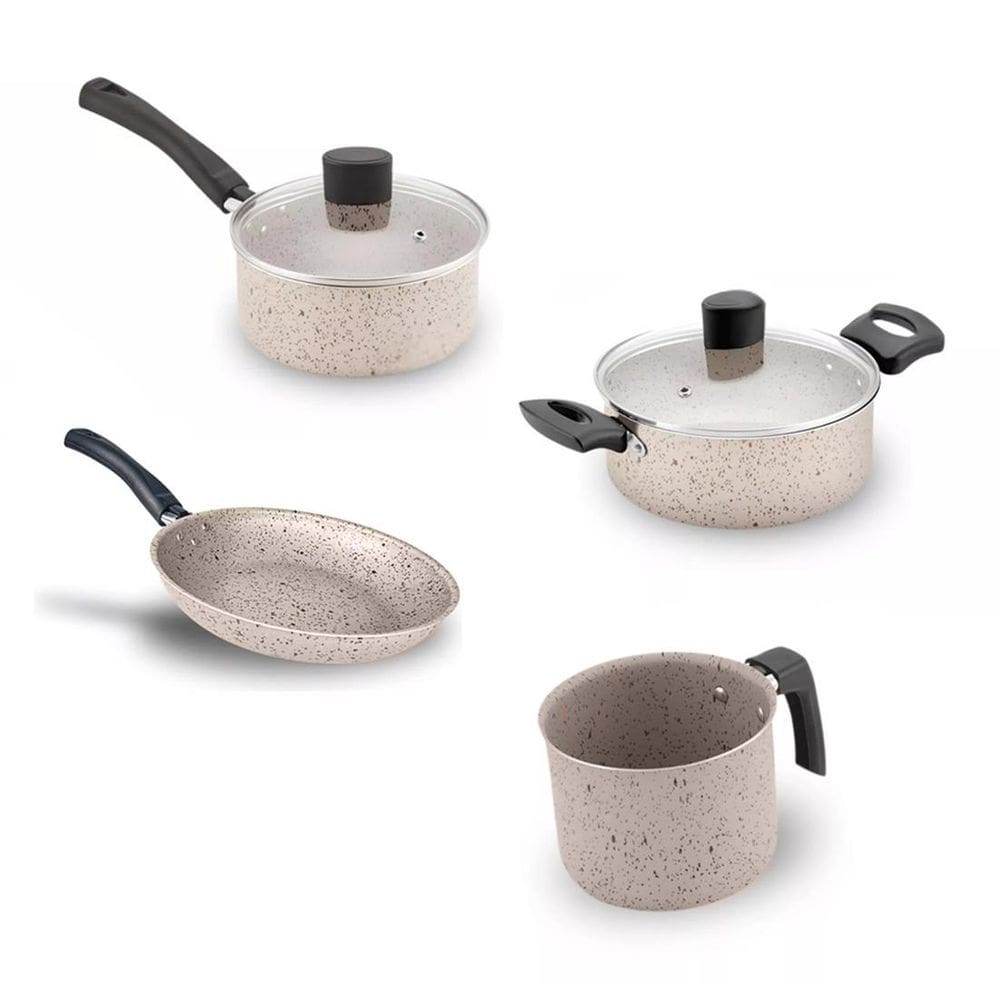 Conjunto De Panelas Colore Enjoy 4Pçs Antiaderente Alegrete