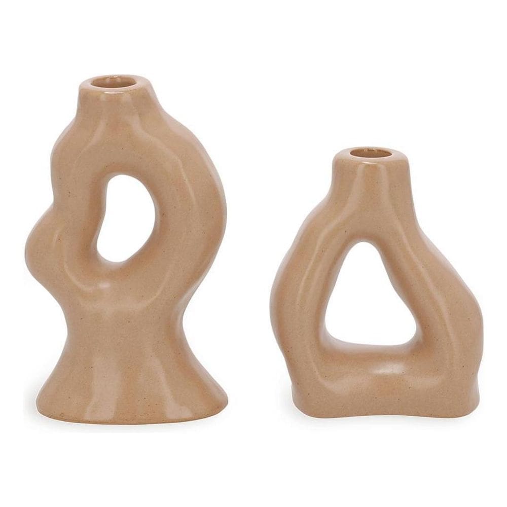 Decoraçao Porta Velas Castiçal Cerâmica Mart 19144