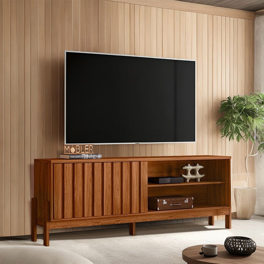 Bancada New Aurora 1.88 Cinamomo Caramelo Mobler