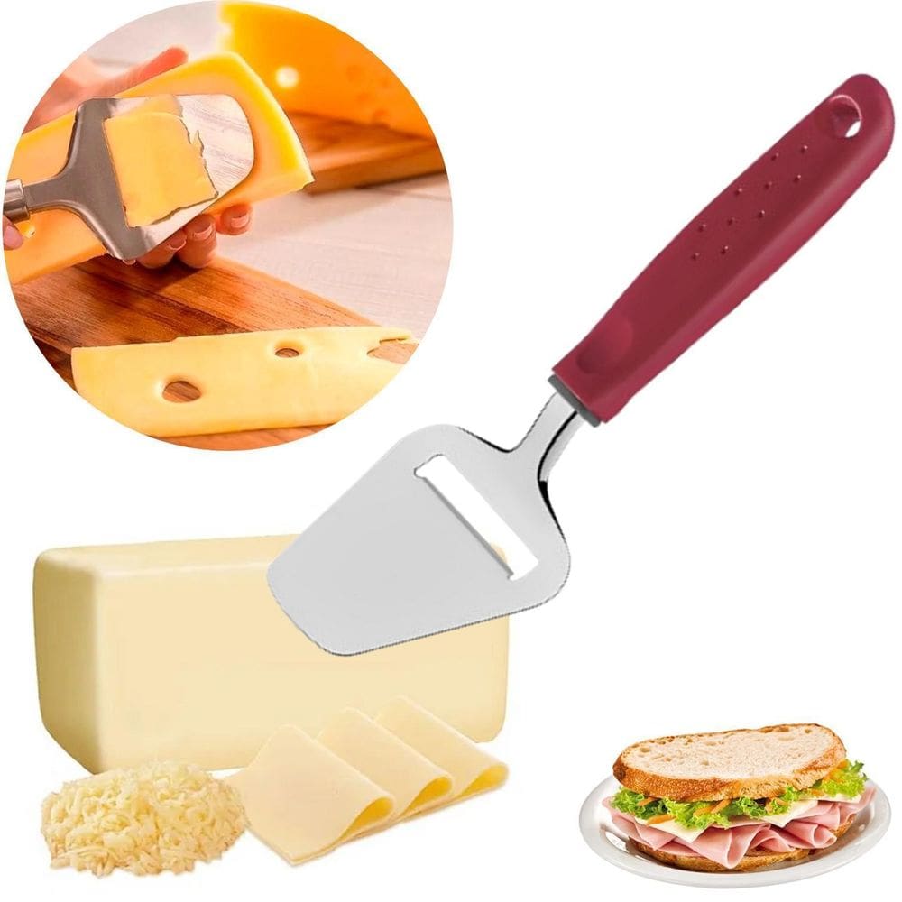 Fatiador Plaina De Queijo Inox Com Cabo Ergonômico