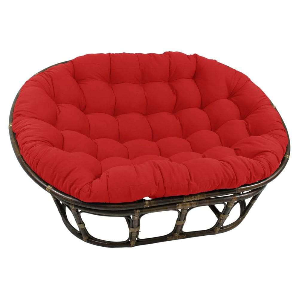 Almofada Blazing Needles Twill Double Papasan, almofada vermelha