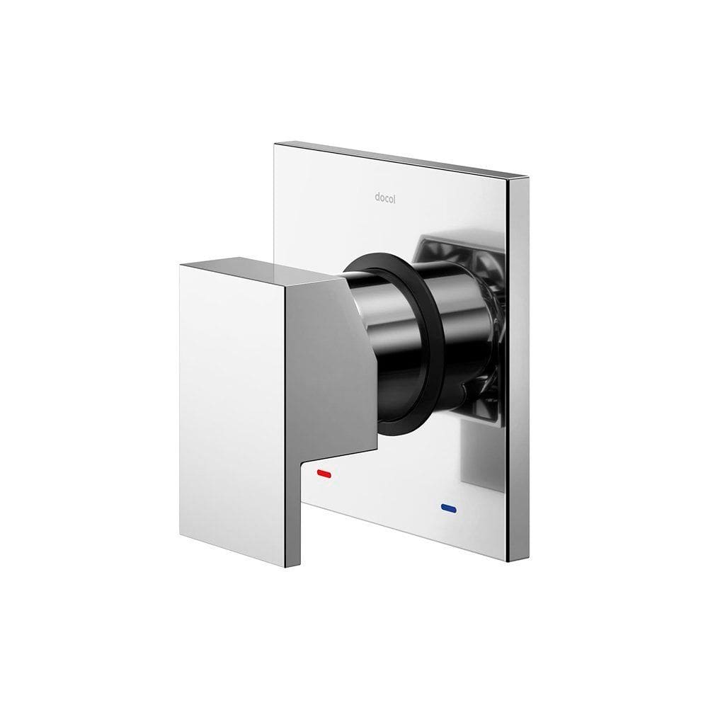 Acabamento Monocomando Chuveiro e Ducha Higiênica Docol New Edge para Base Deca 90021756006 Cromado