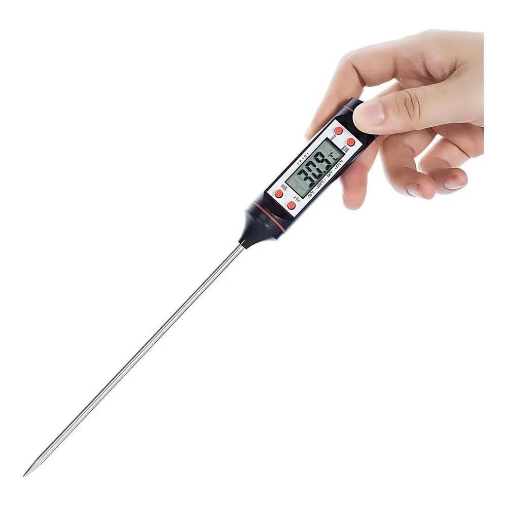 Termômetro Culinário Digital Espeto Alimento Cozinha Carne C