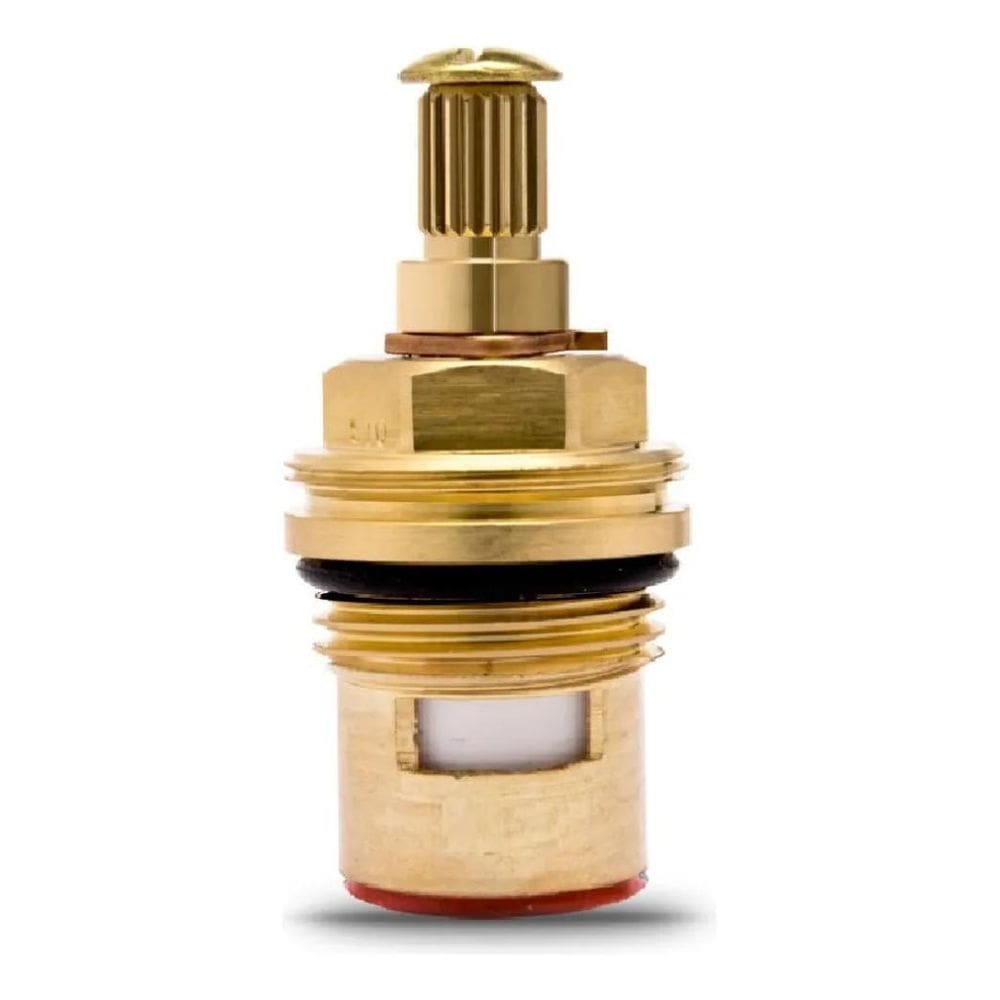 Reparo 1/4 Volta Esquerda Estria Padrão Docol Cor Vermelha C