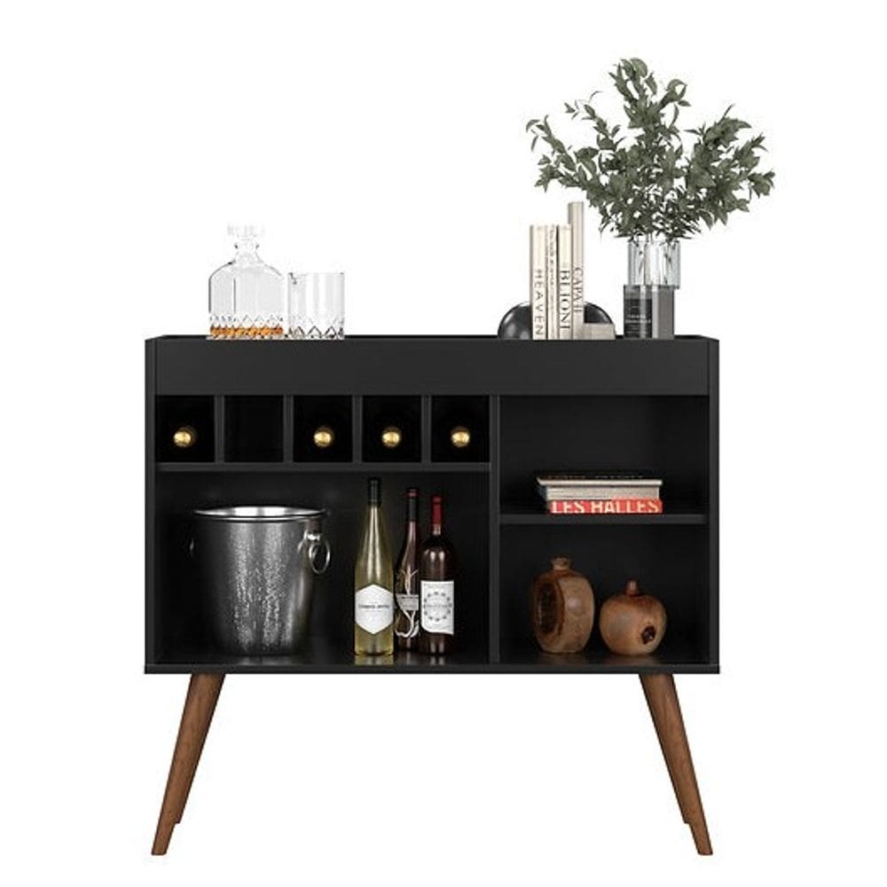 APARADOR ADEGA NEW ODIN PRETO saimys