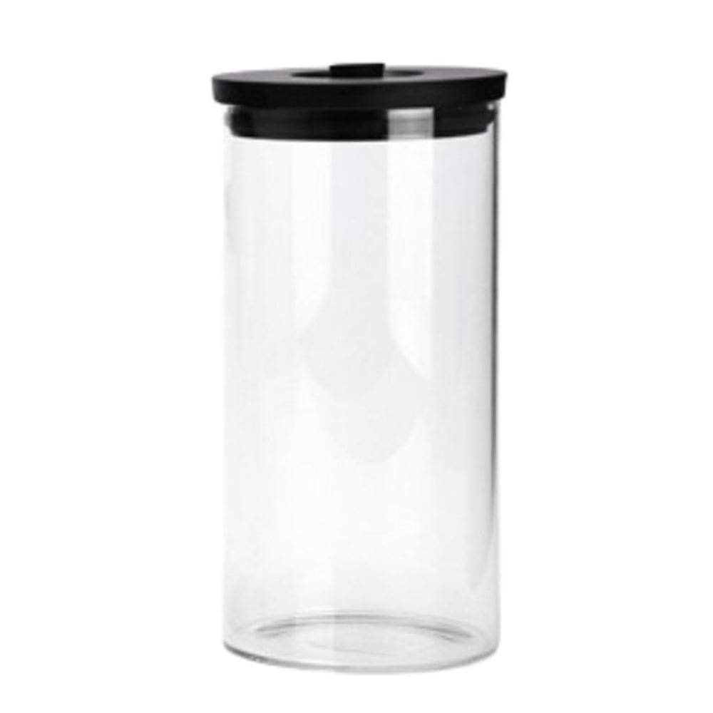 Pote De Vidro Hermético Tampa De Bambu 450 Ml