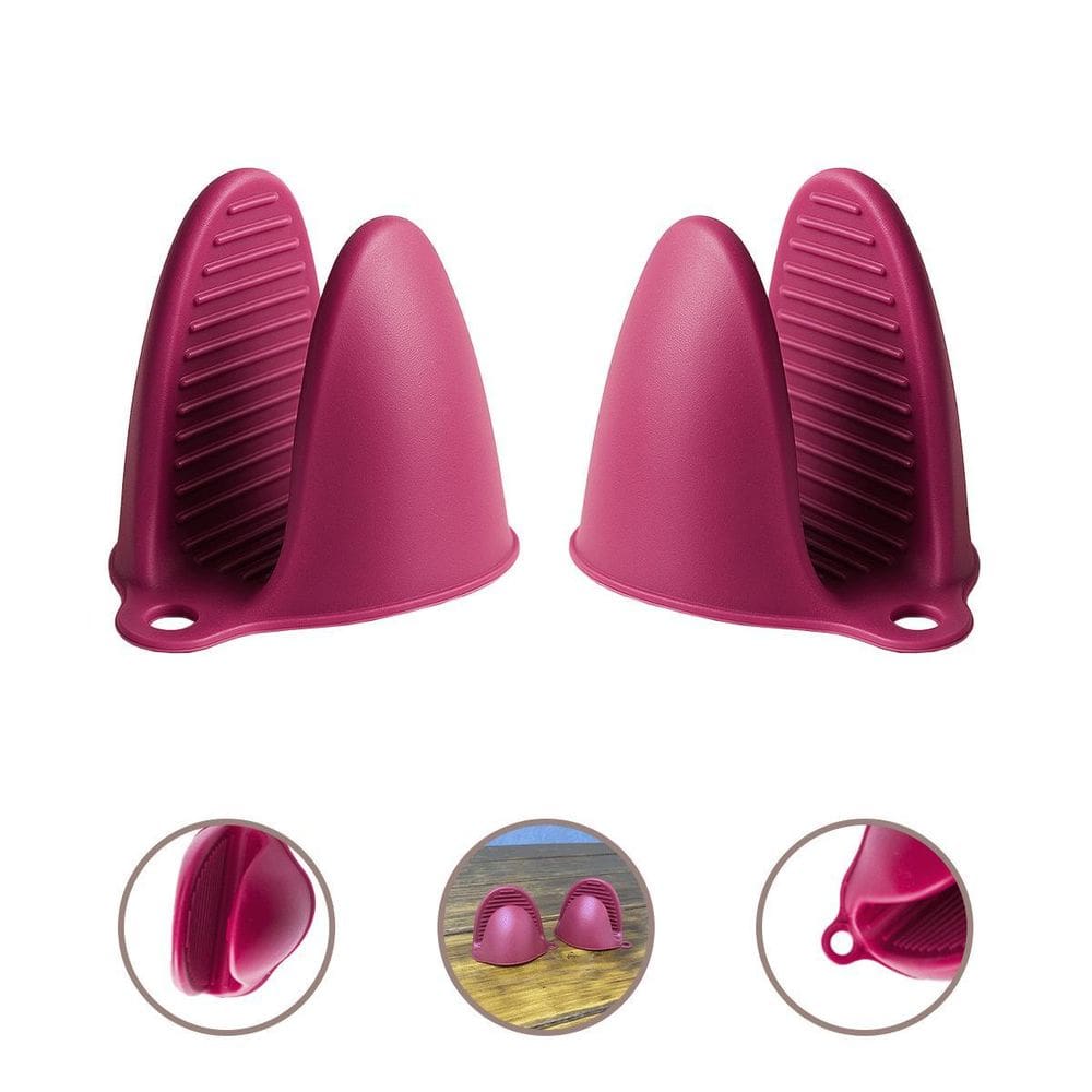Par Luvas Térmicas Silicone Cozinha Forno Altas Temperaturas