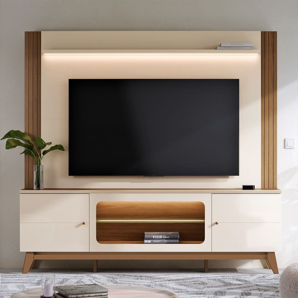 Home Maceio 1.98 Off White Amêndoa Mobler