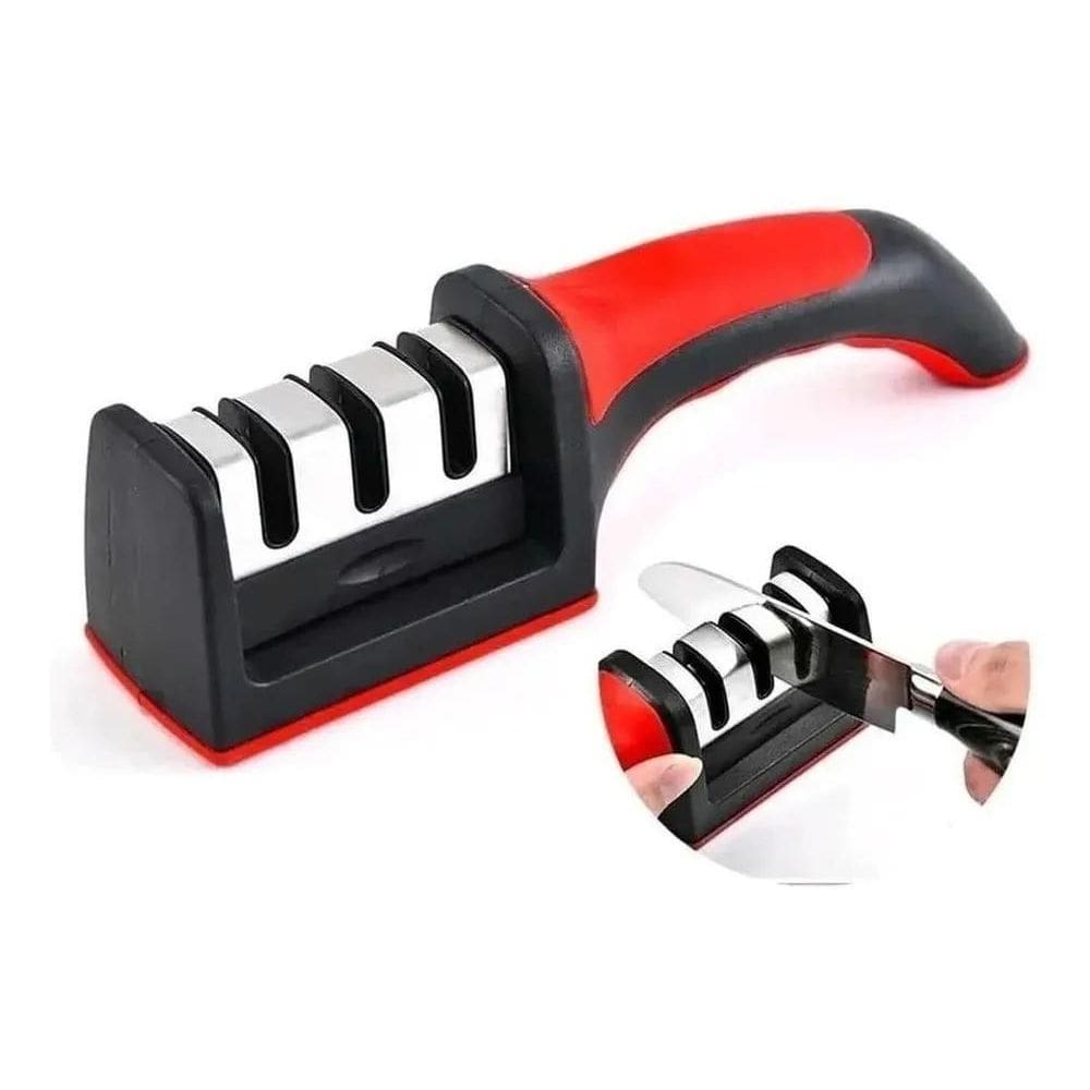 Afiador Amolador De Facas 3 Opções De Afiar