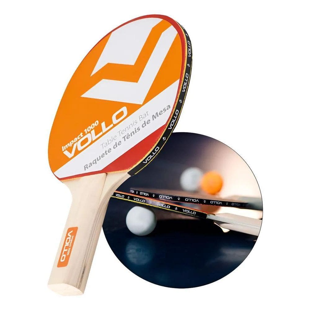 Raquete De Tênis De Mesa Ping Pong Impact 1000 Vollo