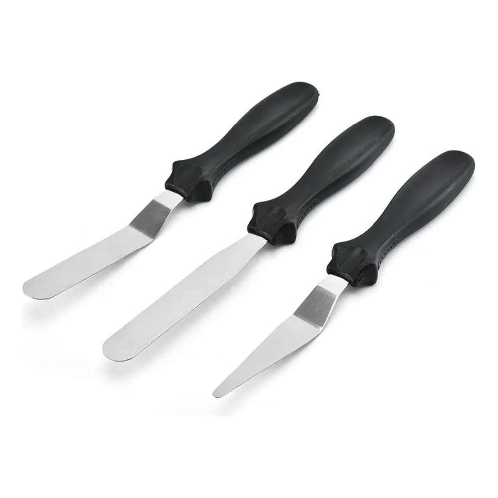 Kit De Espátulas Para Ganache E Cobertura De Confeiteiro