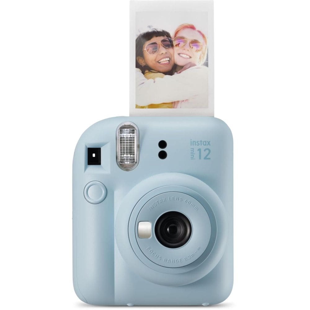 Câmera de filme instantâneo Fujifilm Instax Mini 12 - azul pastel