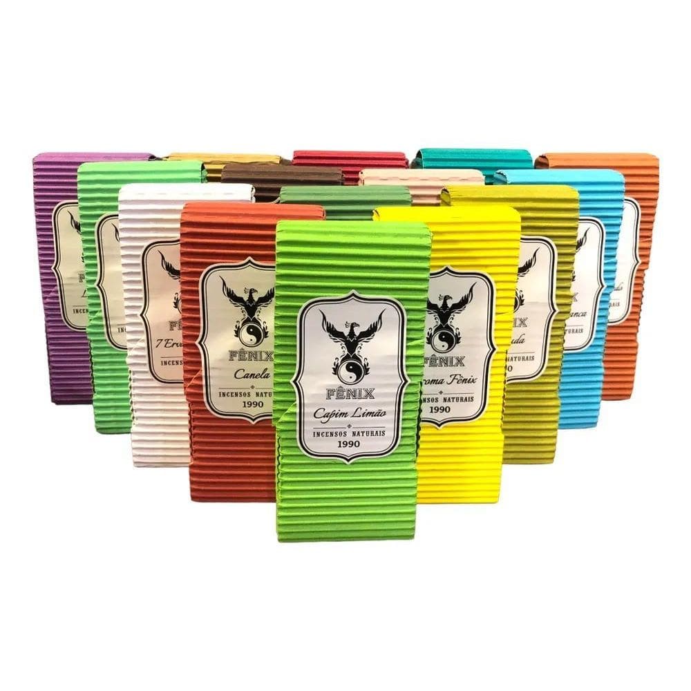 Incenso Natural Fênix Artesanal - Escolha Seu Aroma