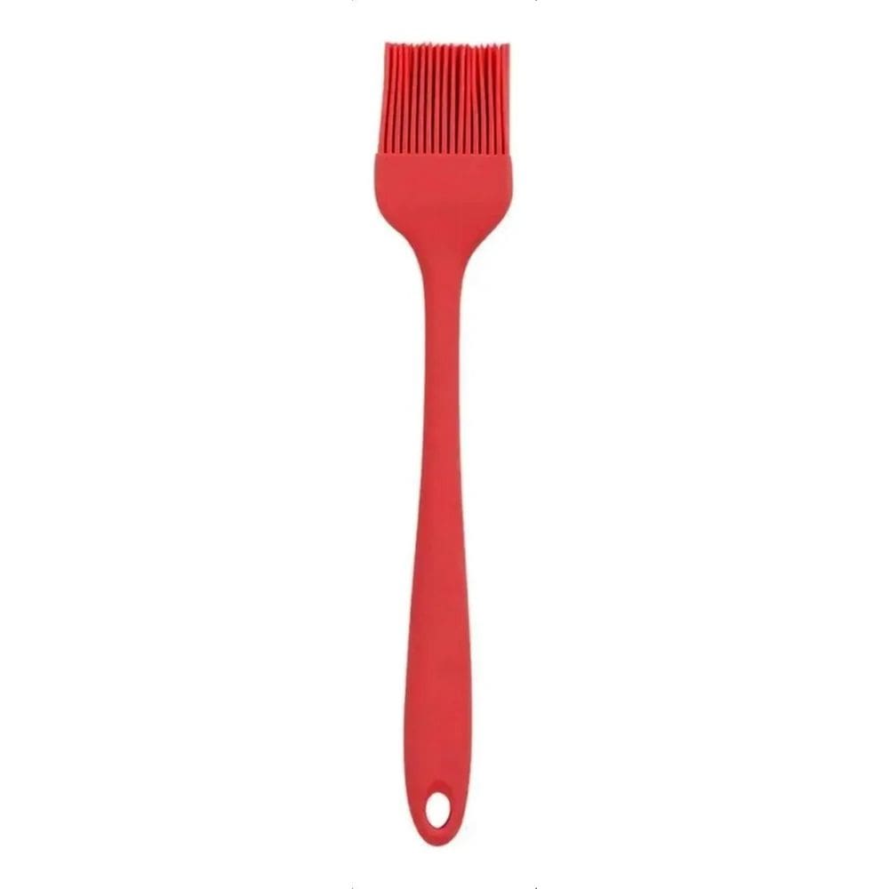 2X Pincel De Silicone 25Cm Vermelho - Unyhome Ref. Su221307