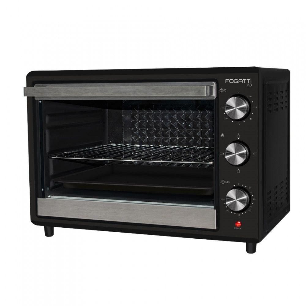 Forno Elétrico De Bancada 50Litros Fogatti Black I50Preto 110V