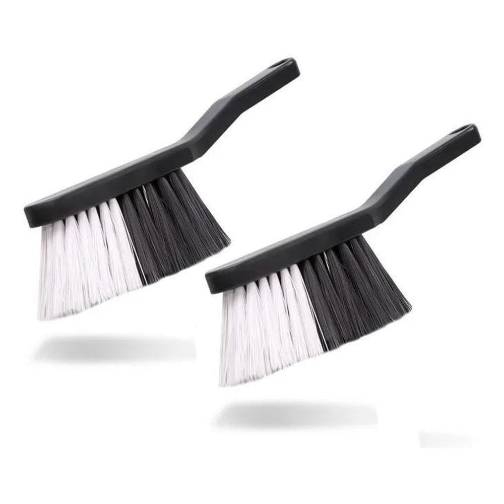 2X Vassoura Escova Espanadeira De Nylon Multiuso De Mão 2 Un