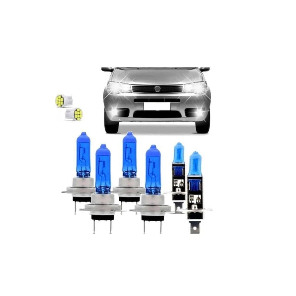 Kit Lampadas Siena Strada 2004/2016 Super Brancas