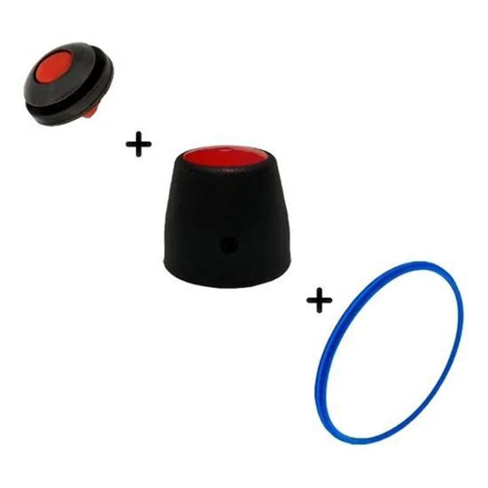 3X Kit Borracha Panela De Pressão 4,5 + Válvula De Segur + P