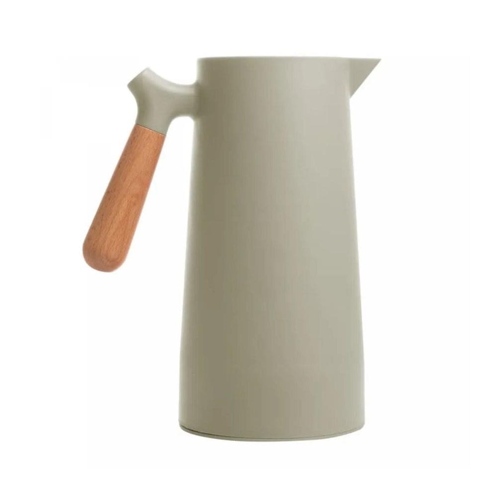 Garrafa Térmica De Plástico Com Termômetro Menta Nórdica 1L