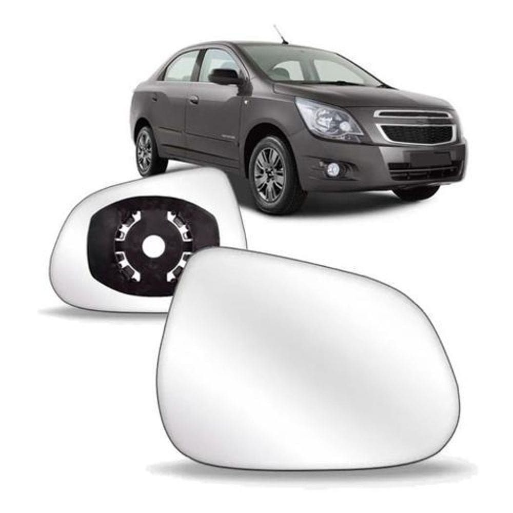 Lente Retrovisor Cobalt 2012 13 14 2015 Com Base