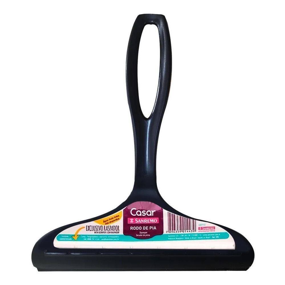 2X Rodo Seca Rodinho Secador Pia Com Raspador Borracha Forte