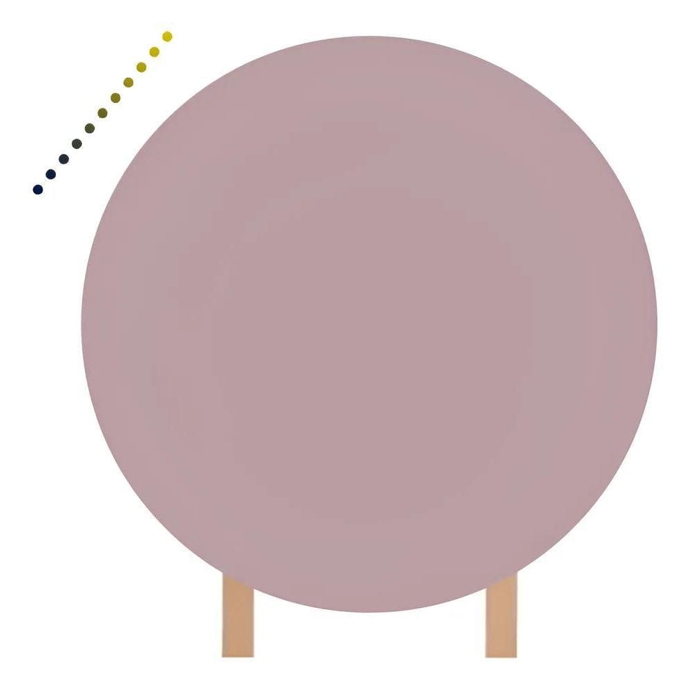 Capa Para Painel Redondo  Lisas 1,50Mts De D Ros