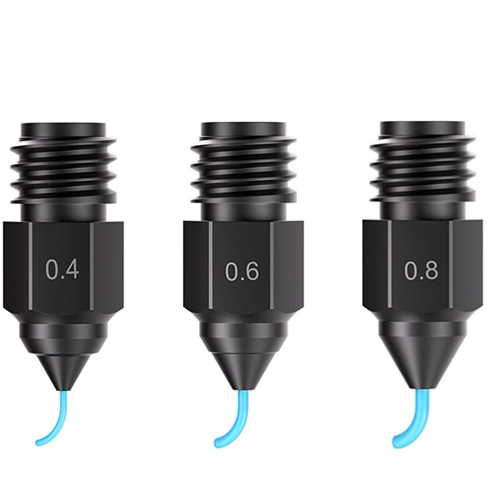 Bico para Impressão 3D Creality Aço Endurecido 0,4mm / 0,6mm / 0,8mm Ender-5 Max