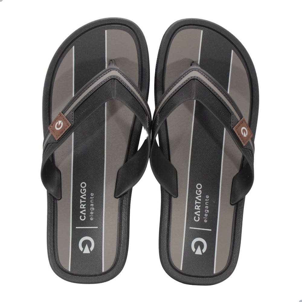 Chinelo Masculino Cartago 12571 Preto Maiorca Iii