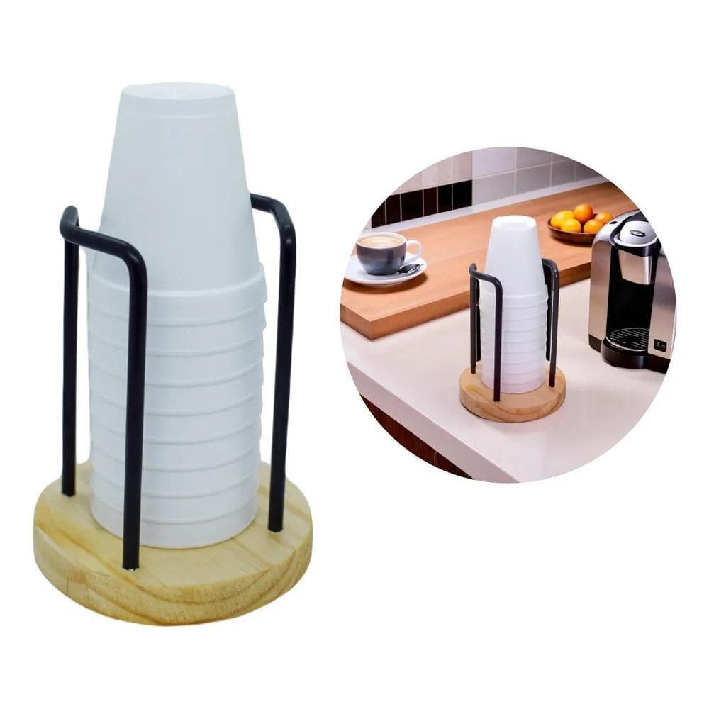 10X Porta Copos Organizador Suporte Copos De Café Água Deco
