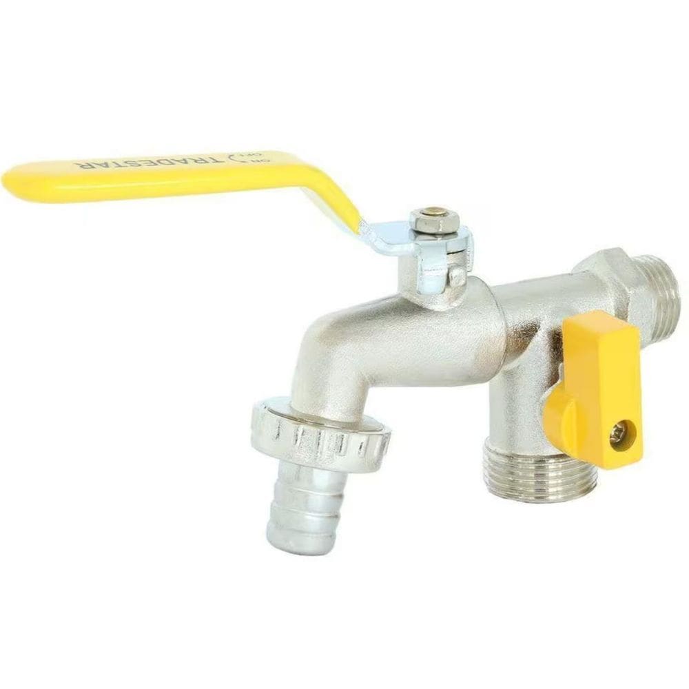 Torneira De Metal Jardim Quintal Tanque 3/4 Com Bico 1/2