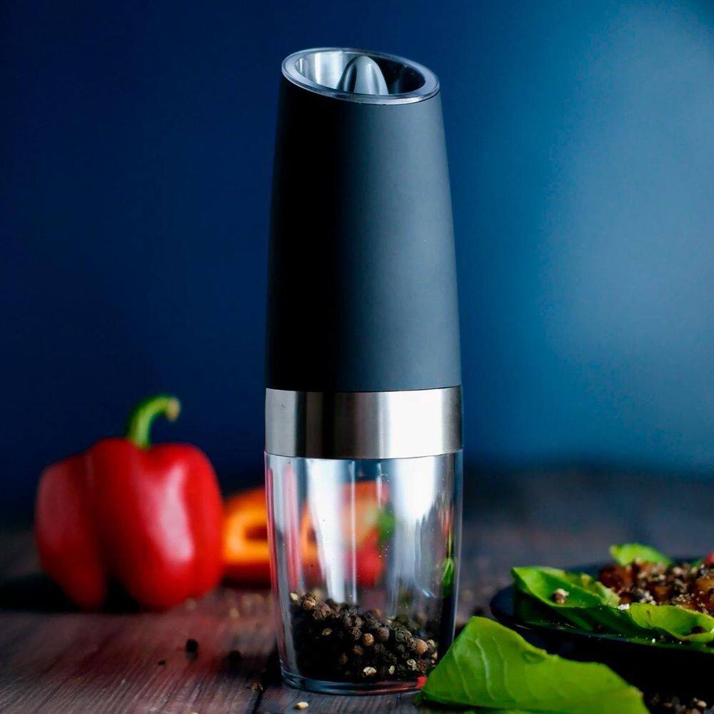 Triturador Elétrico De Temperos Para Sal Pimenta E Café